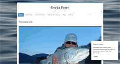Desktop Screenshot of gorkaferro.com