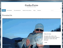 Tablet Screenshot of gorkaferro.com